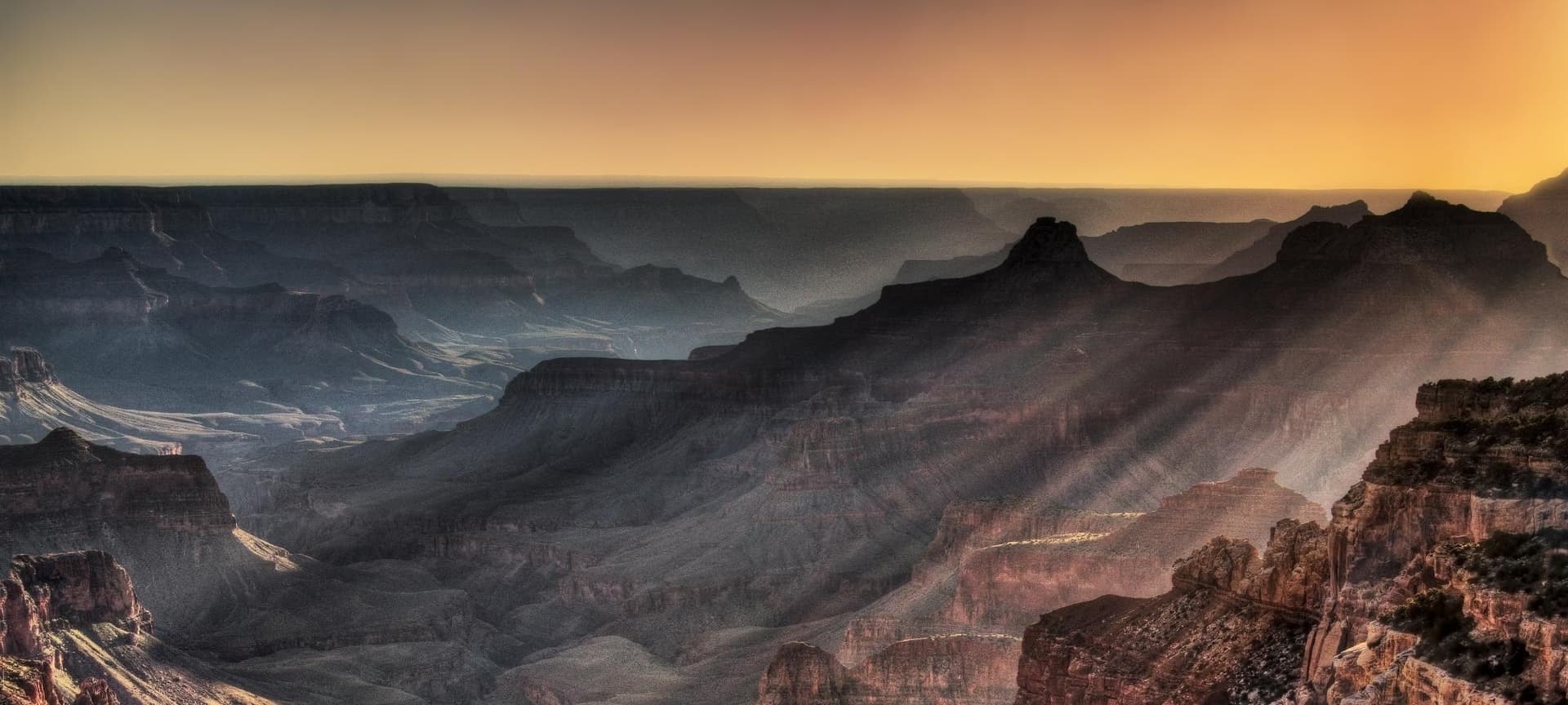 Grand Canyon during sunset