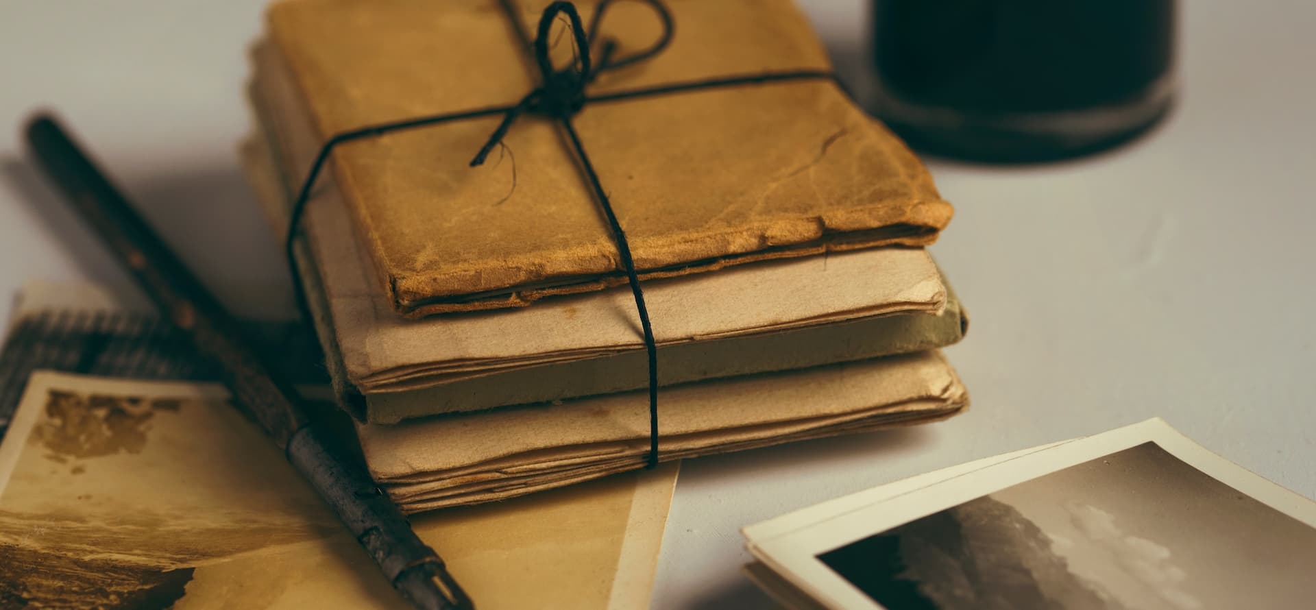 letters wrapped up in string