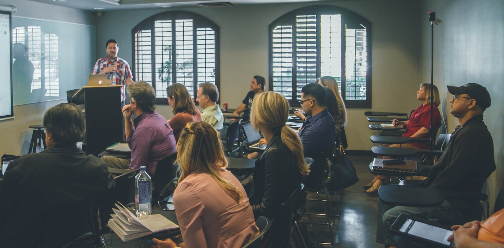 people in a classroom
