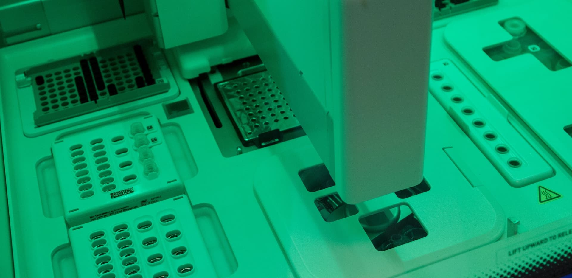 DNA Genotyping and Sequencing. Automated DNA chip loading at the Cancer Genomics Research Laboratory