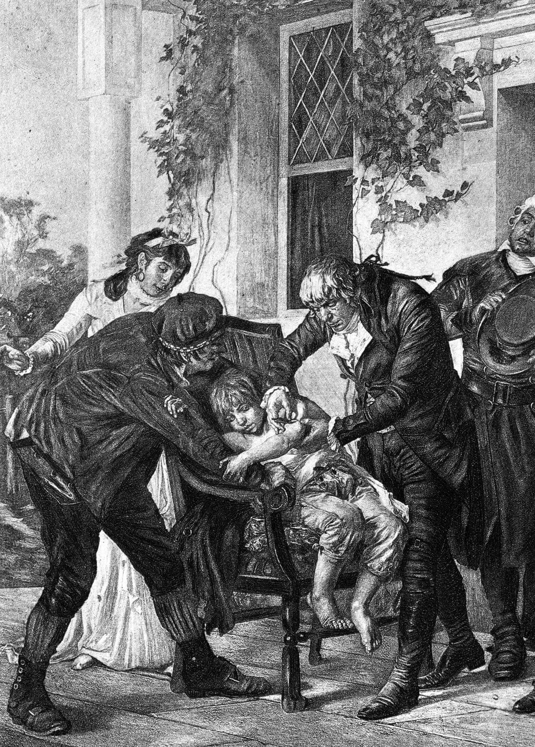 Edward Jenner administers first vaccine