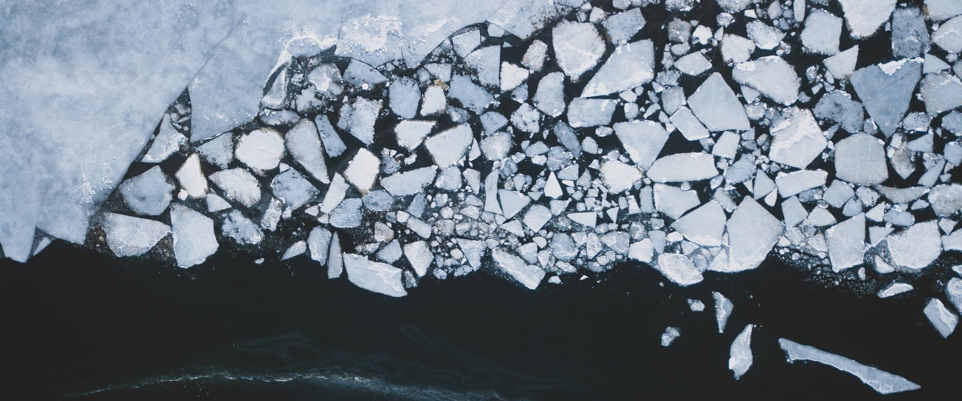 sea ice breaking up