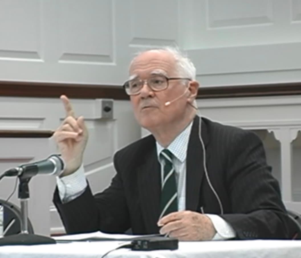 John Polkinghorne speaking on “Creation,” Hostetter Chapel, Messiah University, 27 October 2006.