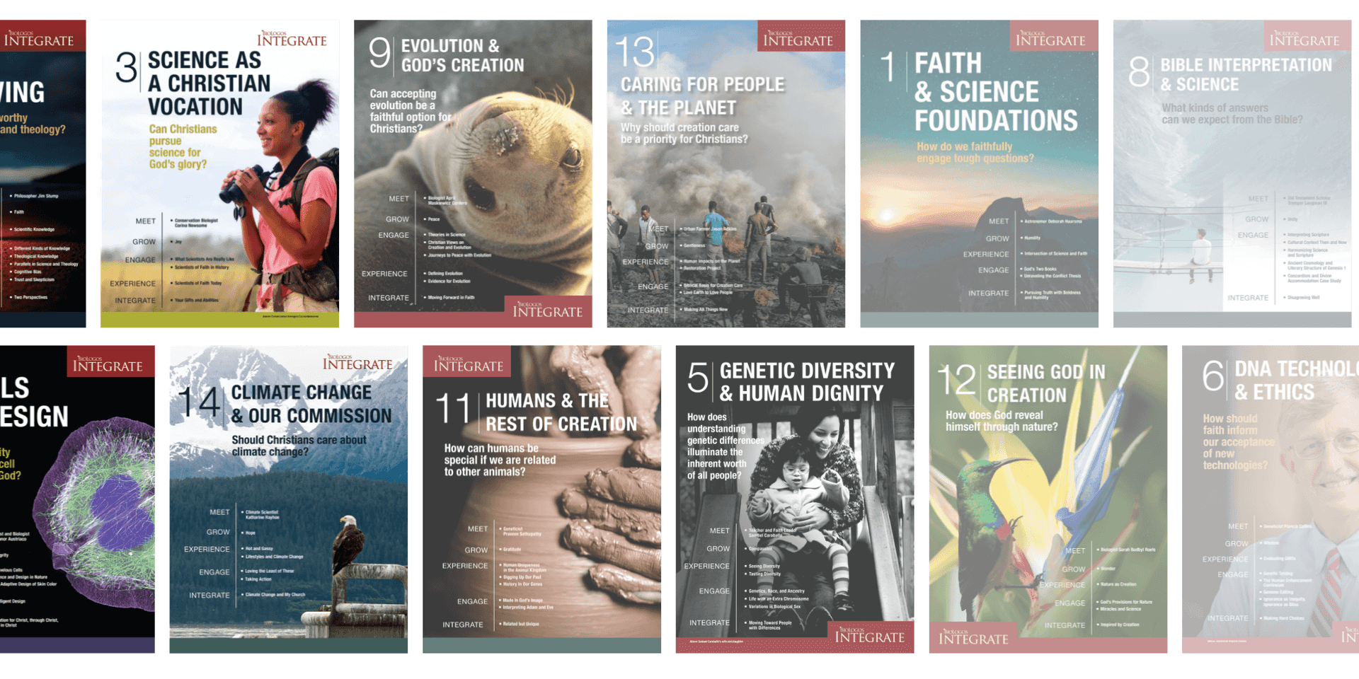 many of the covers of the integrate curriculum