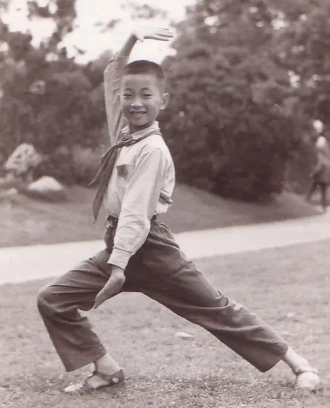 Dr. Wang as a child dancing