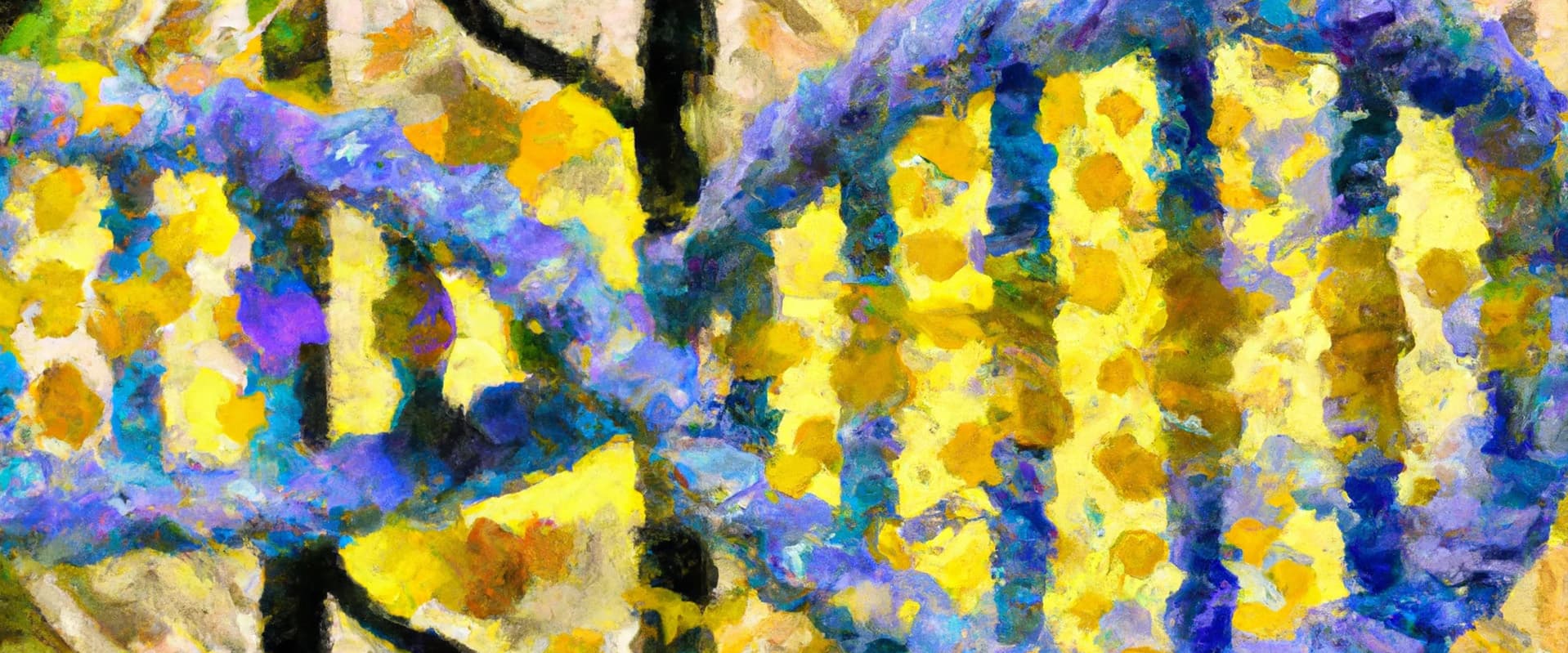 Abstract painting of DNA