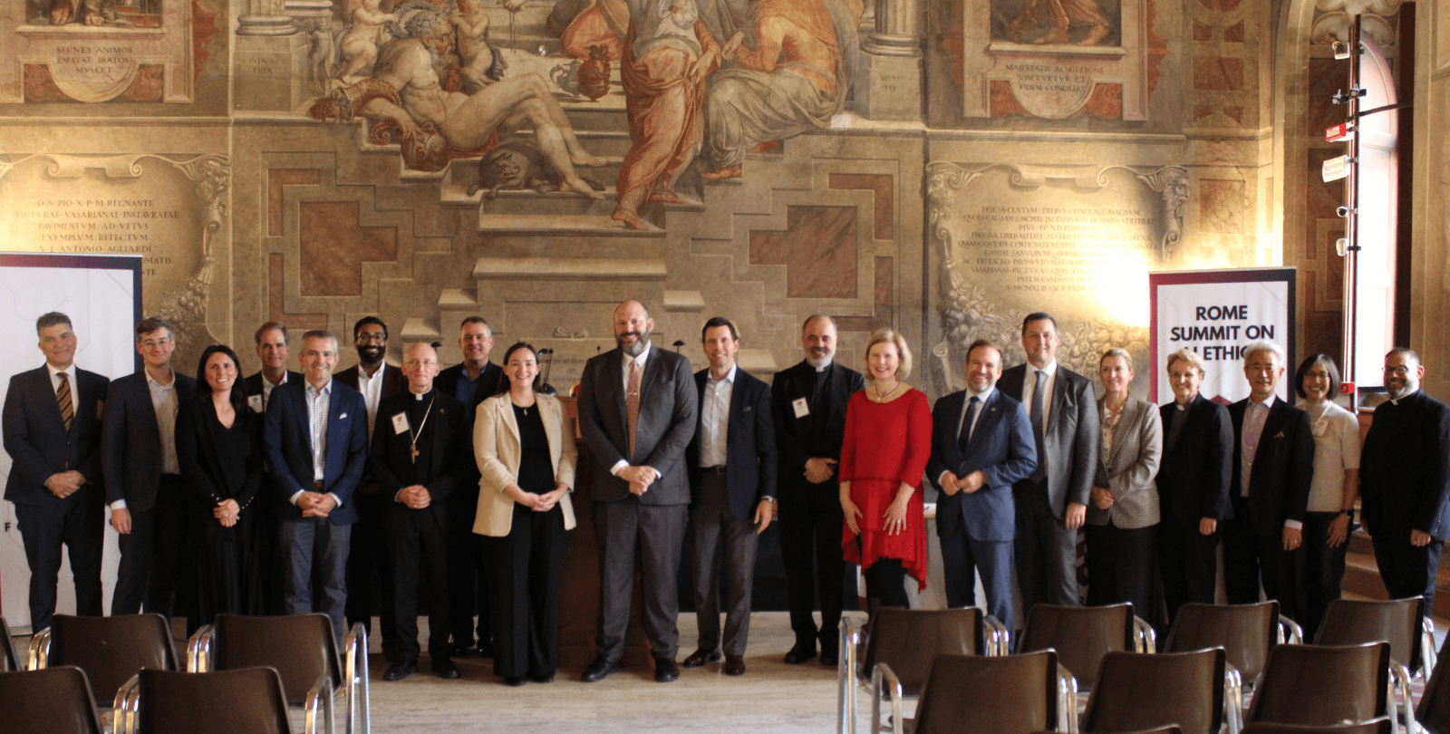 The Joint Statement signatories stand together.