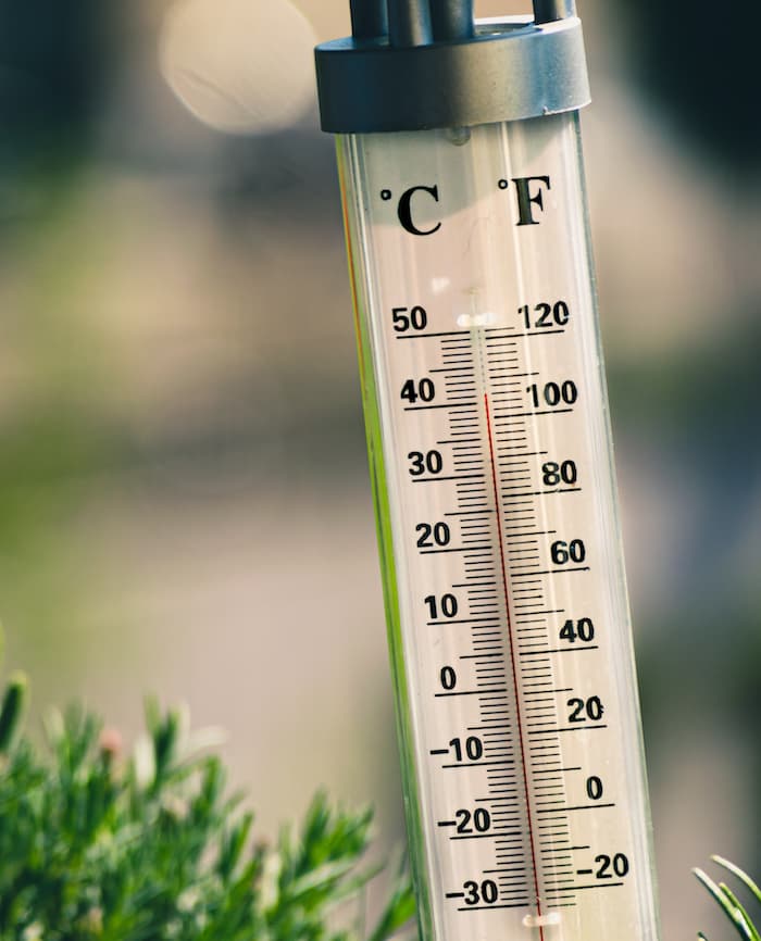 thermometer reading over 100