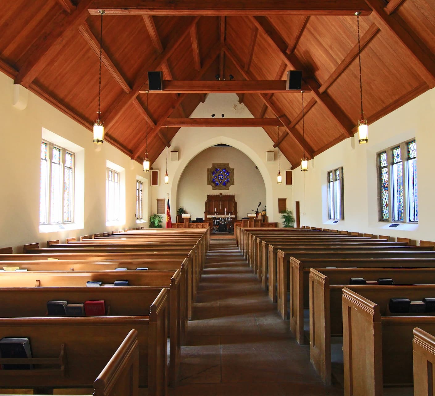 inside of a church