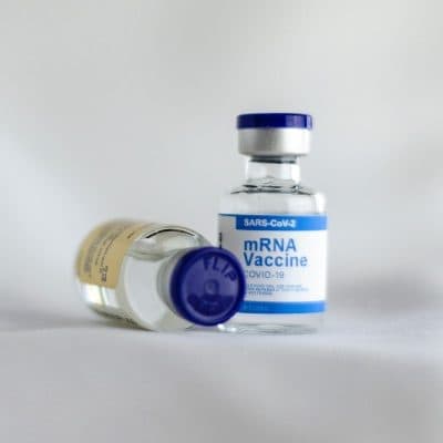 Image of COVID-19 mRNA vaccine in vials