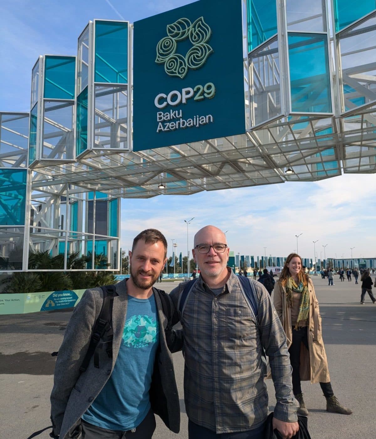 Jim and Colin arrive at COP29