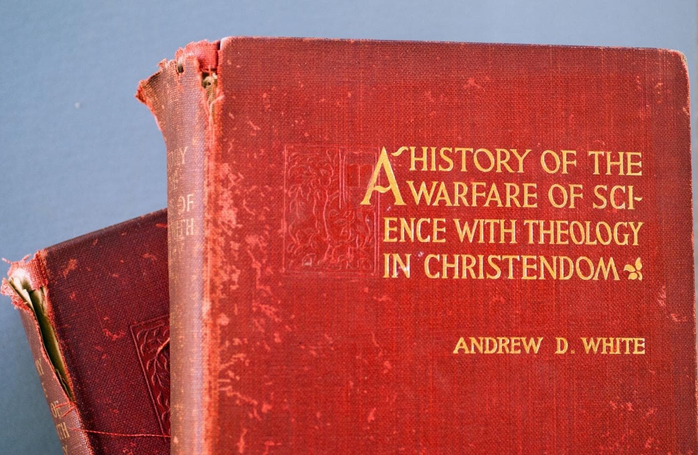 Cover of Andrew D. White's "A History of the Warfare of Science with Theology in Christendom"