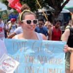 Jaime Butler at COP Climate March